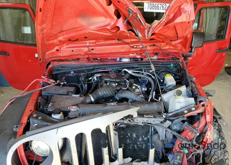 2011 Jeep Wrangler Unlimited Sport из США, поврежденный, VIN 1J4BA3H12BL610871